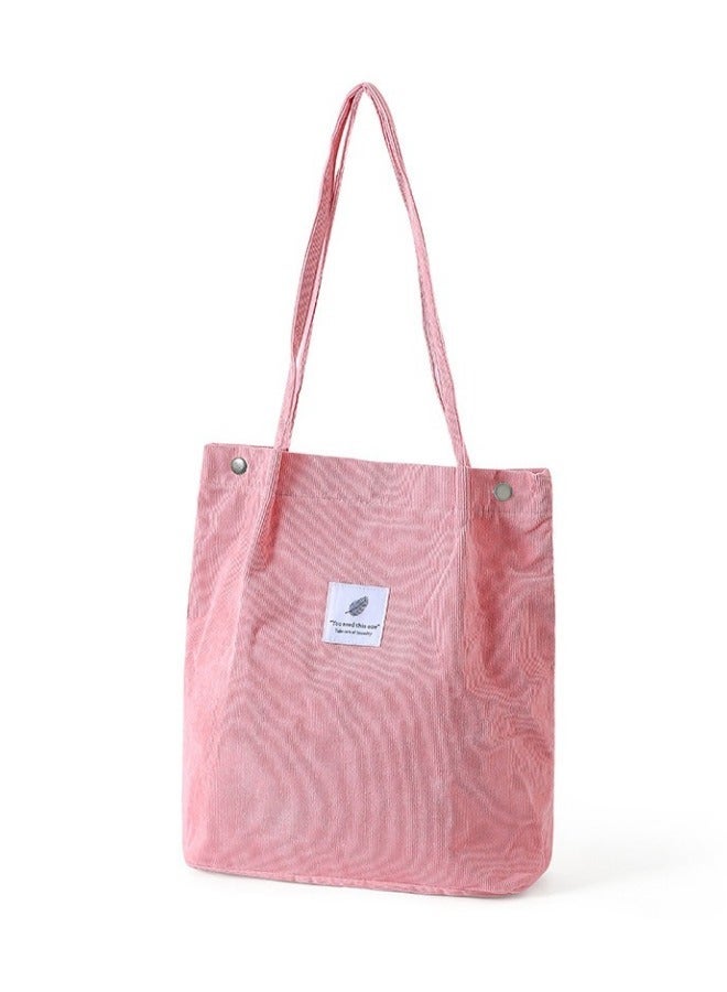Ladies Large Capacity Shopping Bag, Women's Canvas Handbag Tote Bags Clutch Bag, Large Capacity Shoulder Bag Side Bag Carry Bag Satchel Bag tourist bag for Girls/Students/Teenager/Children - Image 1